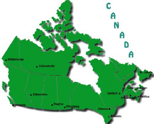 Map of Canada