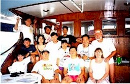 Mako dive team on Jonassis - Pulau Payar