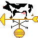 Cow weather vine