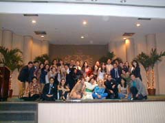 Finalmente en contacto con los panas de otros barcos!