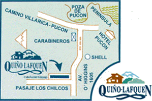 UBICACION DE LAS CABA�AS QUI�O-LAFQUEN