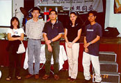 a group picture in Elim church...