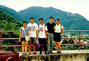 From left to right: Yifang, Xinhao, Yaoshan, myself and Yingyi