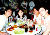 A late dinner...