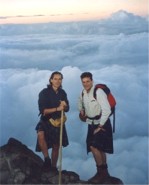 Agung Crater's edge, Bali 1996 Agung Crater's edge, Bali 1996