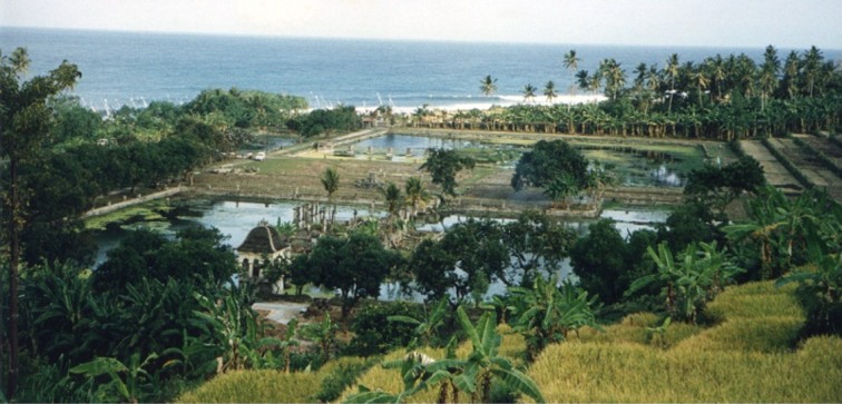Ruins of the Floating Palace, Puri Taman Ujung West coast of Bali