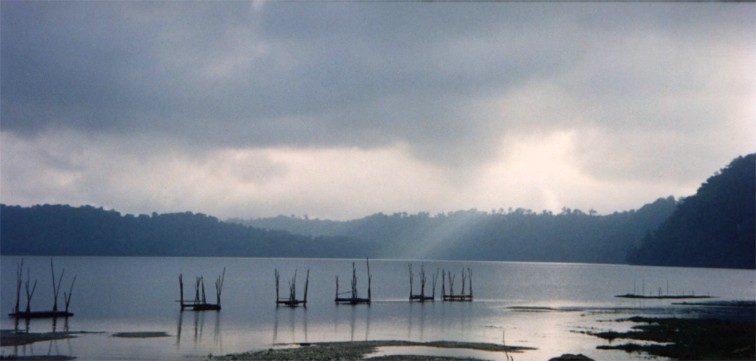 View over Lake Buyan, North East Bali