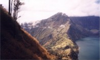 Crater Lake inside Rinjani, Lombok Crater Lake inside Rinjani, Lombok