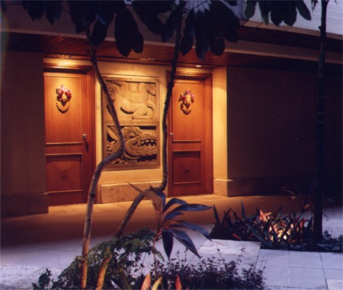 Entrance to Palace guest Room at Nusa Dua Beach Hotel Upgrade, Bali