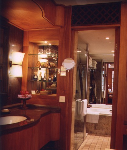 Mock-up vanity in a Palace Guest Room at Nusa Dua Beach Hotel, Bali