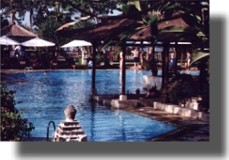 Swimming pool bar