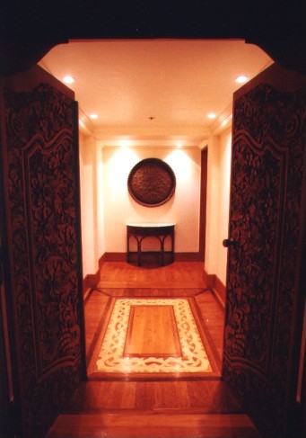 Presidential Suite entry vestibule at Nusa Dua Beach Hotel Upgrade, Bali