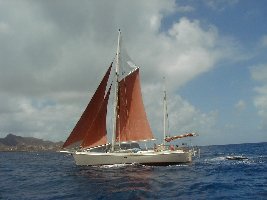 Leto with Union Island behind