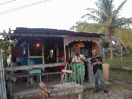 Shabba and Johnson at Shabba's rumshop