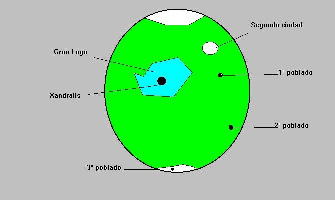 mapa Xandralis