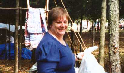 Hey, look! She's smiling! Be afraid... Be very afraid... (Photo Copyright 1999 by Carolyn Smith)