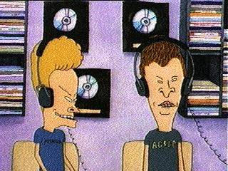 Beavis & Butthead being DJs.