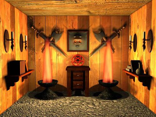 3D Computer Art: Room.