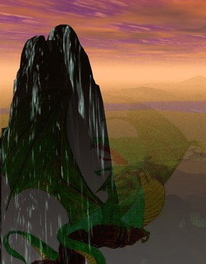 Computer Art: Dragon.
