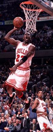Jordan Dunking.