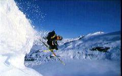 Extreme skiing.