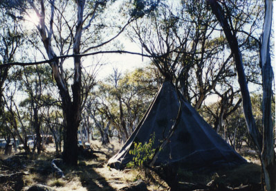 Cousin's Tee Pee Photo.