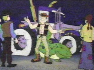 Billy and Loafer arriving at Lana's ball