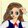 Hala,brunette teenager