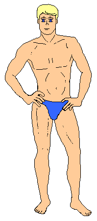 male doll template