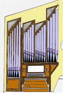 So knnte die neue Orgel fr St. Gereon aussehen