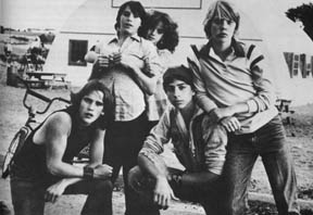 (left-right) Richie, Carl, Corey, Mark and Claude a.k.a. Flower Child