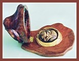 Fawn-footed Melomys in its hollow