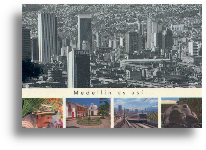 Medellin Colombia Postcards