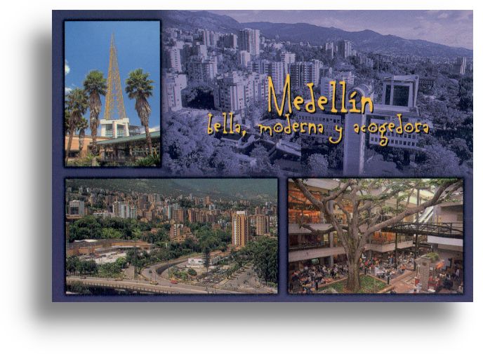 Medellin Colombia Postcards
