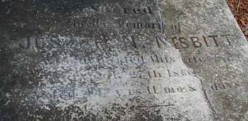 Joseph N. Nesbitt's marker