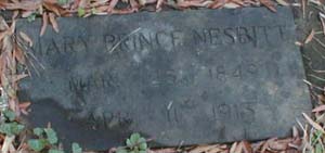 Mary Prince Nesbitt's marker