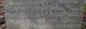 Nellie C. Nesbit's marker, side