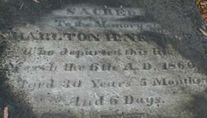 Charlton H. Nesbit's marker