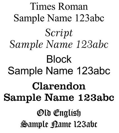 font