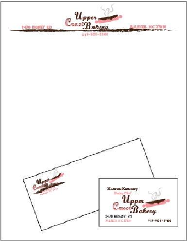 Upper Crust Bakery Stationary