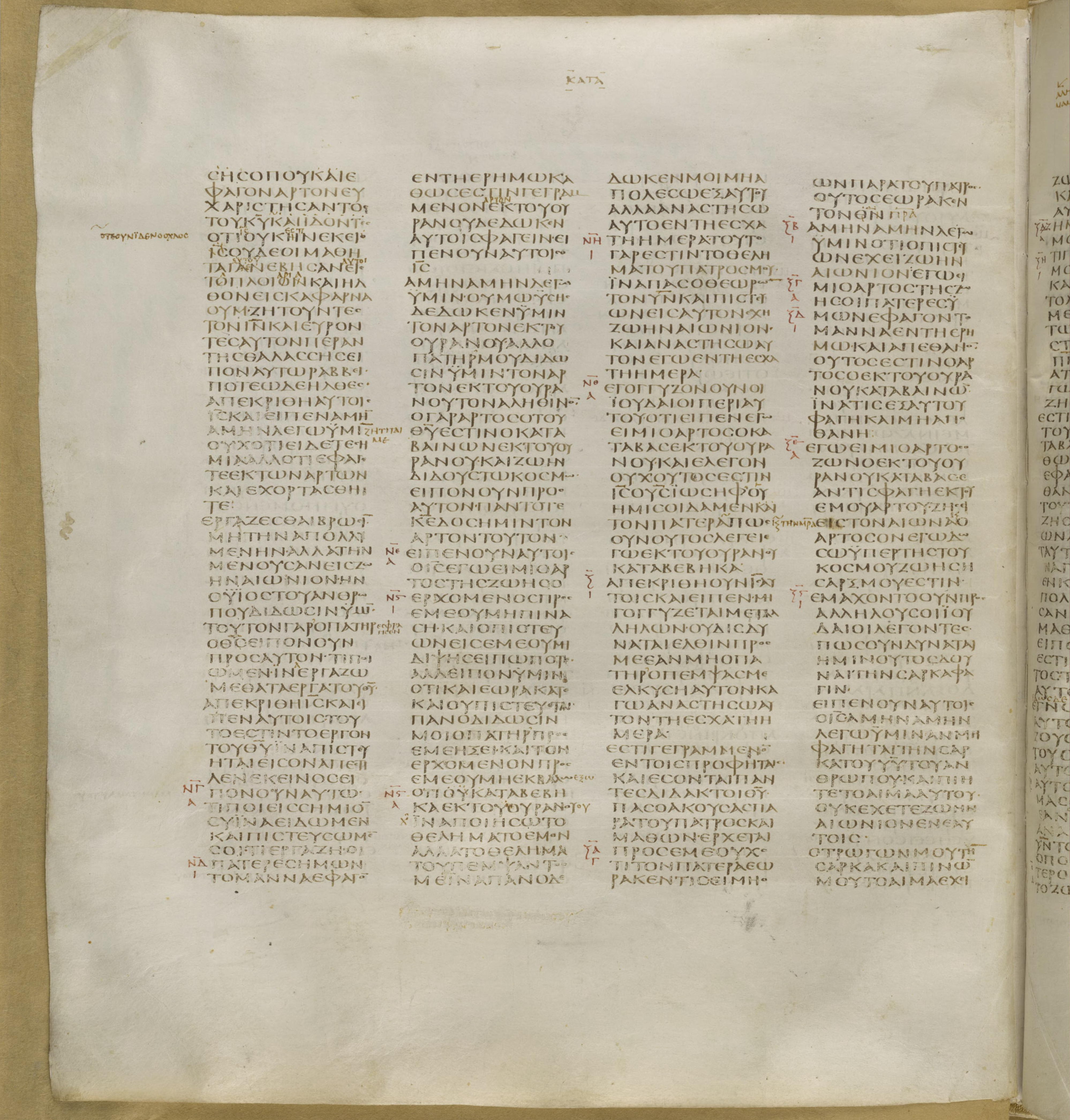 Codex Greek New Testament John Page8.