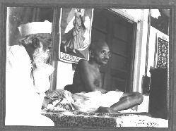 Abbas Tyabji and Mahatma Gandhi