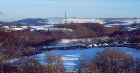 Glaisdale village from near the Mitre Inn.
