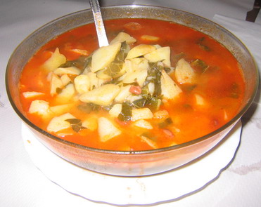 Caldo de berzas