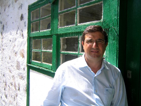 El autor en casa Frandalis