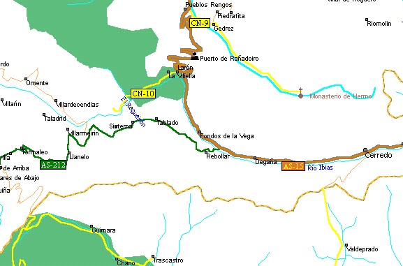 Localizacion de Tablado