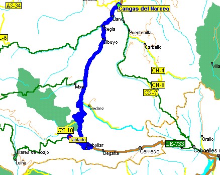 Itinerario Cangas del Narcea - Tablado