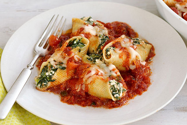 Ricotta and Spinich Stuffed Shells