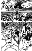 A monk attacked Brother Hizo, but they can resist it.