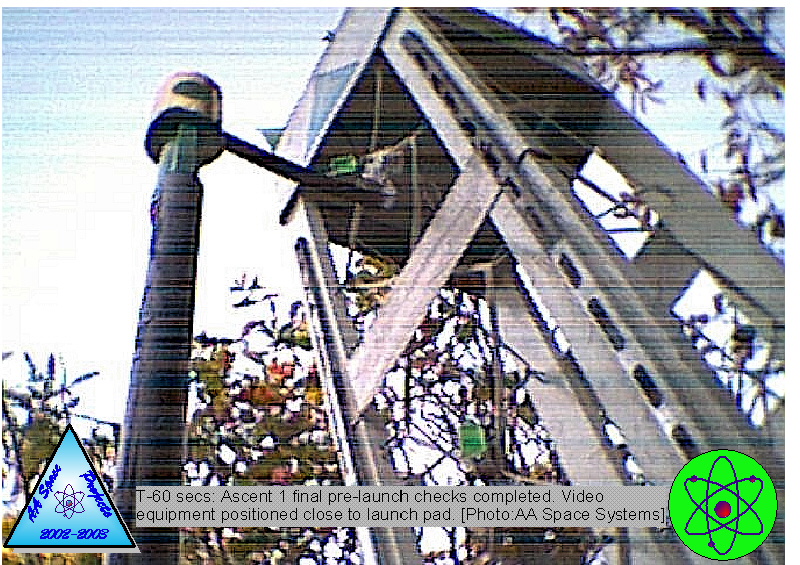 Ascent 1 pre-launch [AA-Space Systems, Inc.]